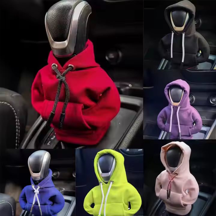 Mini Gear Shift Hoodie Cover | Cute Car Interior Decor